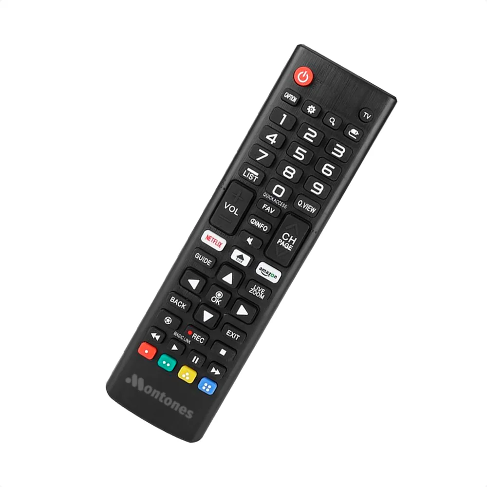 Controle Remoto Para Tv Lg Smart Universal Prime Netflix + 2 Pilhas