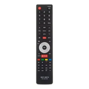 Controle Remoto Compatível Smart Tv Hisense 9074