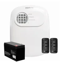 Kit Central De Alarme Anm 24 Net 2 Controles Intelbras + Bateria