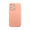 Capa Iphone 13 Pro Max Silicone Aveludada Protege Câmera Colorida Capinha Anti Impacto Cor:rosa Bebê