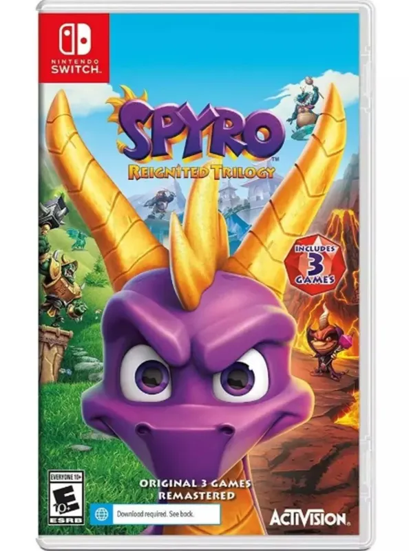 Jogo Spyro Reignited Trilogy Importado Nintendo Switch