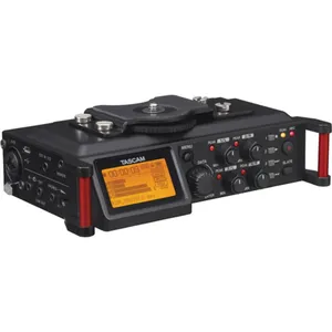 Gravador Tascam Dr-70d De Campo Multi-track Com Microfone