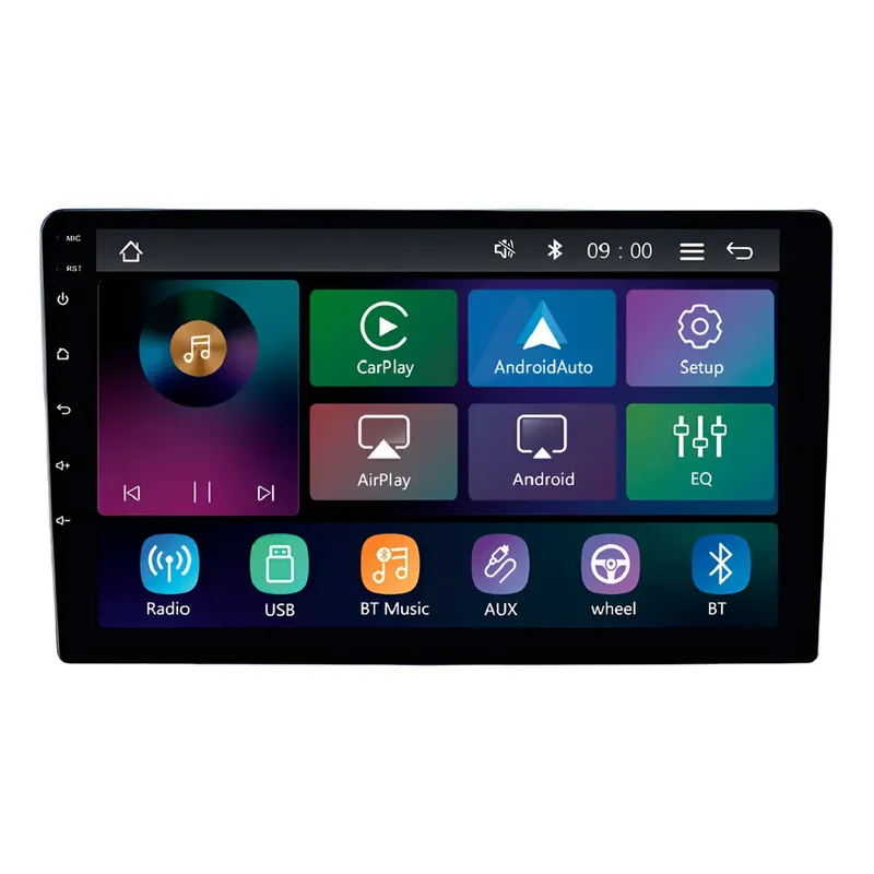 Central Multimídia Mp5 9 Polegadas Rs9200br Es Pro Line Carplay Sem Fio Android Auto Bluetooth Usb Wi-fi Espelhamento Celular