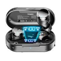 Fone De Ouvido Sem Fio Tozo T12s Bluetooth 5.3 Preto