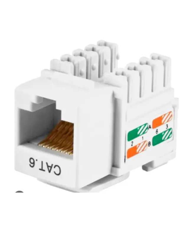 Conector Rj45 Femea Utp Branco Cat.6