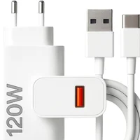 Carregador Super Turbo 120w Tipo C (usb-a) + Cabo Usb-c De 1m, Compatível Com Iphone,android, Tablets, Notebooks Ultra Rapido