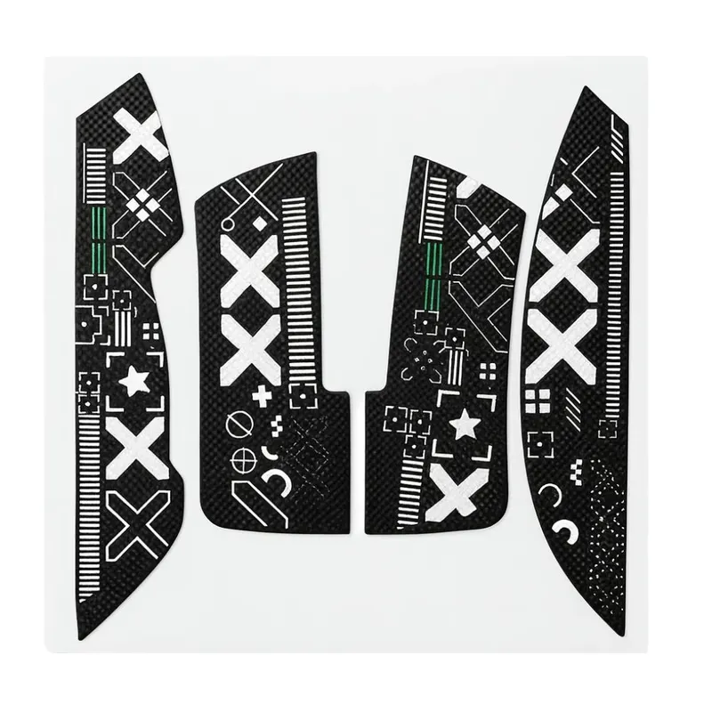 Adesivos Grip Tape Antider. P/ Mouse Attack Shark X11 Preto