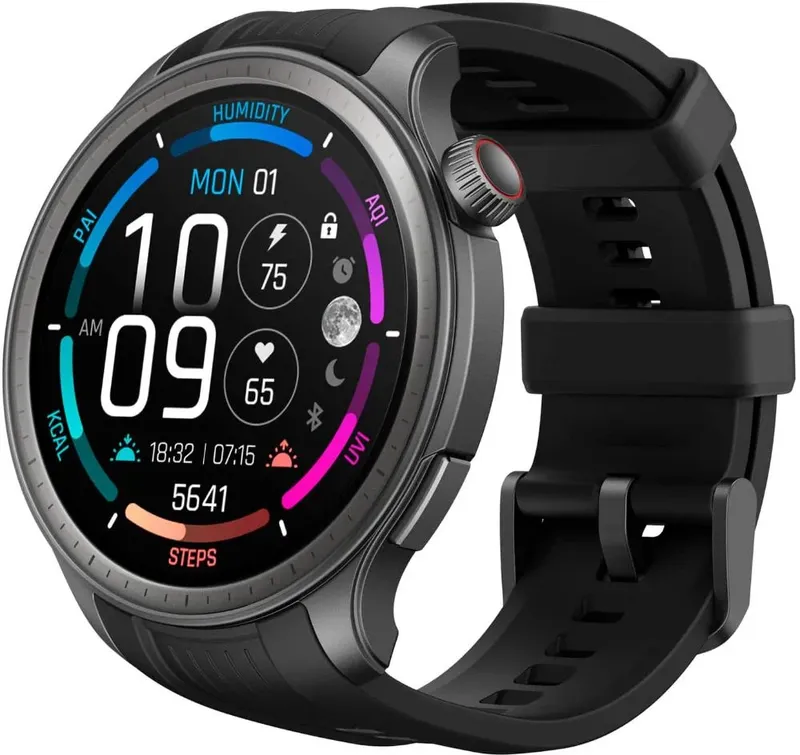 Amazfit - Balance Smartwatch 38mm Liga De Alumínio - Preto-w2287gl2n