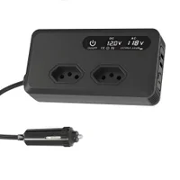 Inversor Conversor 400w 12v Para 110v Tomada 6 Conexões Porta Usb Turbo Tipo C