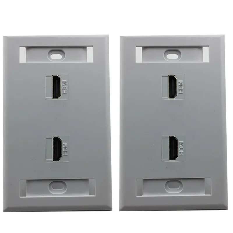 Kit 4 Espelhos De Parede Com 2 Saídas Hdmi