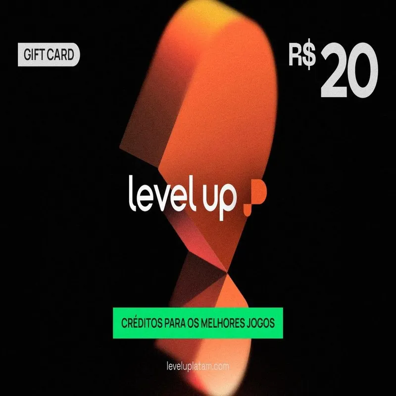 Gift Card LevelUp Créditos: 10 Reais - Código Digital