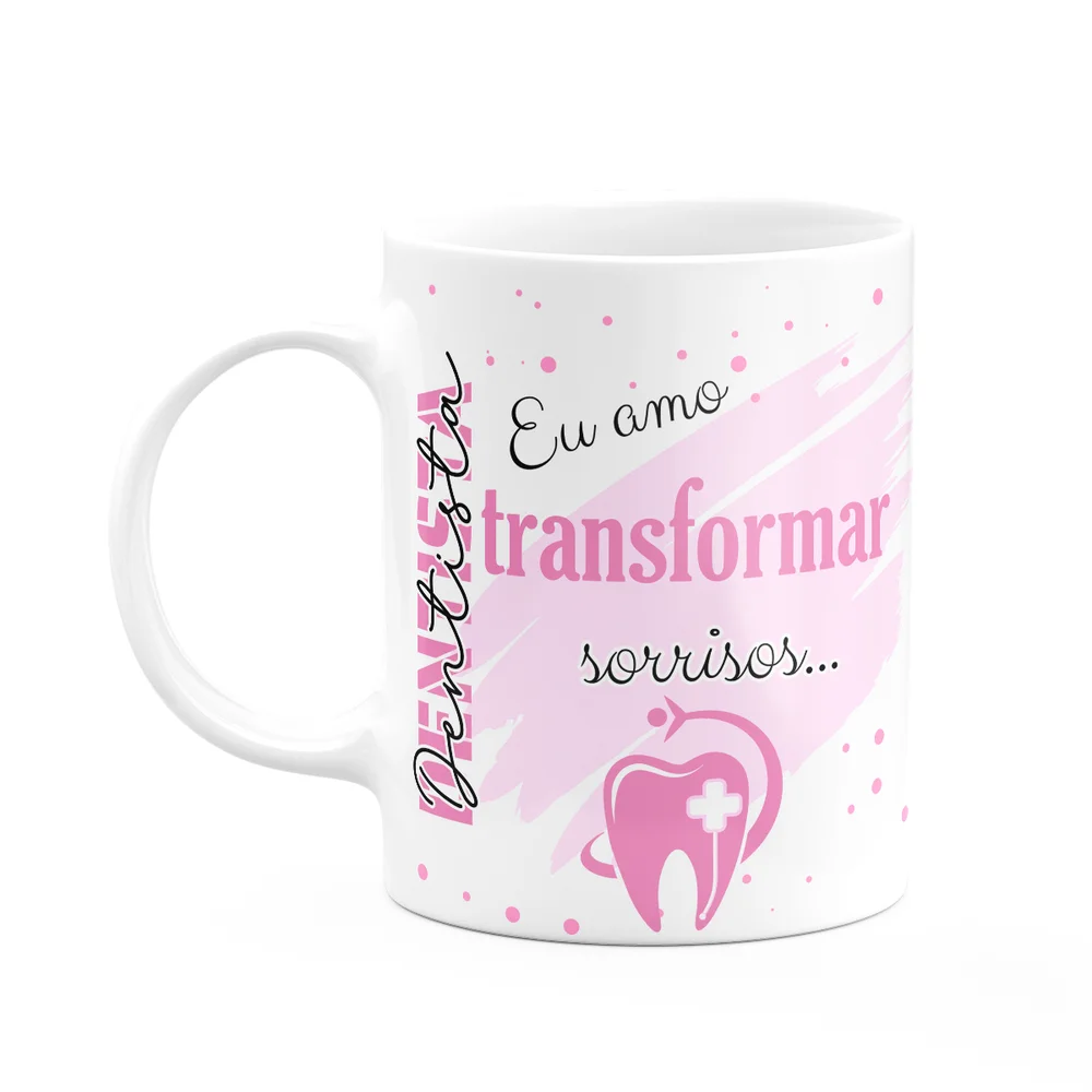 Caneca Profissões Dentista 325ml