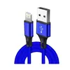 Cabo Usb Compatível Phone 5 6 7 8 Plus S X Xr Xs 11pro Cor:azul