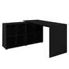 Mesa Para Escritório Extensível Escrivaninha Home Office Nero A02 Branco - Lyam Decor