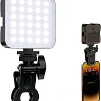 Luz LED Portatil Luz Para Gravar Video Iluminação Para Camera Clip-on Luz Branca