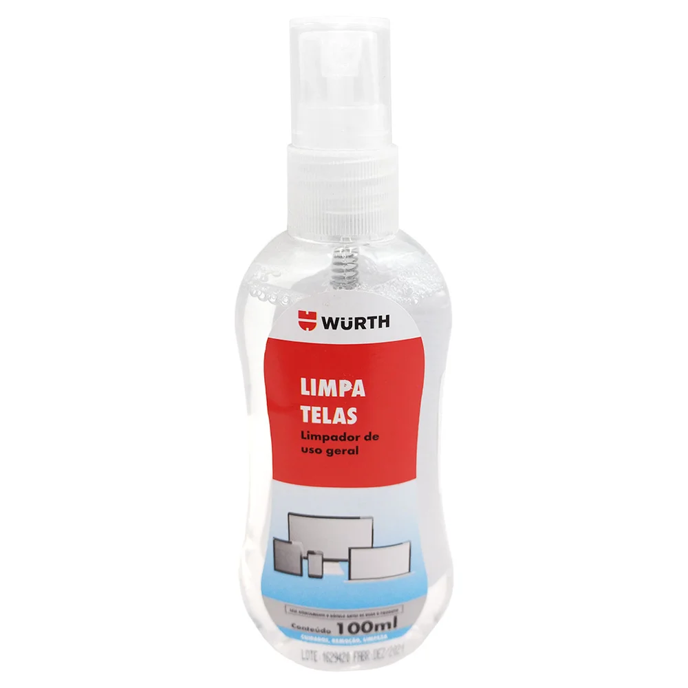 Limpa Telas para Smartphone Wurth, 100ml - 0890150201