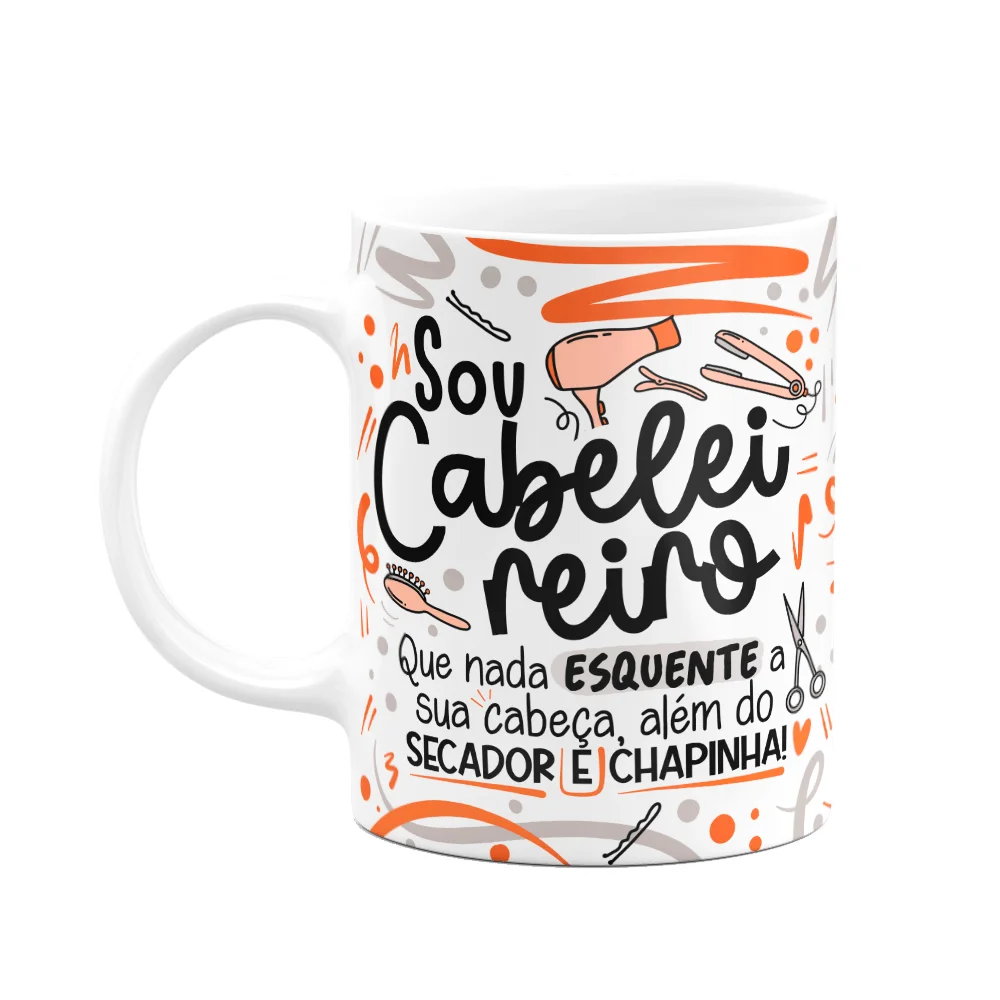 Caneca Profissões Cabeleireiro