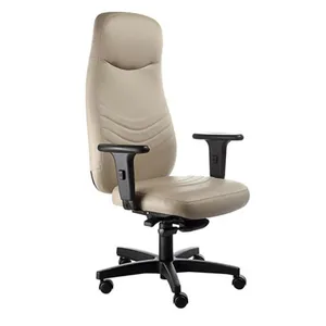 Cadeira Presidente Design Office Móveis, até 120Kgs, Base Cromada, Linha Tela Mesh, Bege
