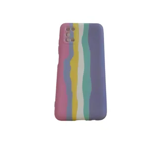 Capa Capinha De Celular Samsung Galaxy A03s Sm-a037m Aveludada Arco Íris Ante Queda E Ante Impacto Resistente Cor:rosaam
