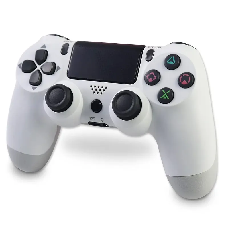 Controle Sem Fio Para Playstation 4 PC Wireless Bluetooth 5.0 Branco
