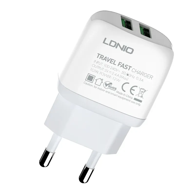Carregador Usb A Ldnio 2.4a Carga Rápida Cabo Lightning