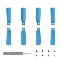 2 Pares De Hélices Coloridas Para Drone Dji Flip Cor:azul