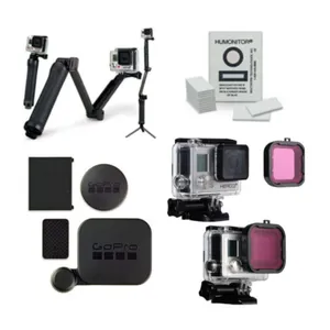 Kit Lente Bastão Filtro Ant Fog - Gopro Hero 3/4