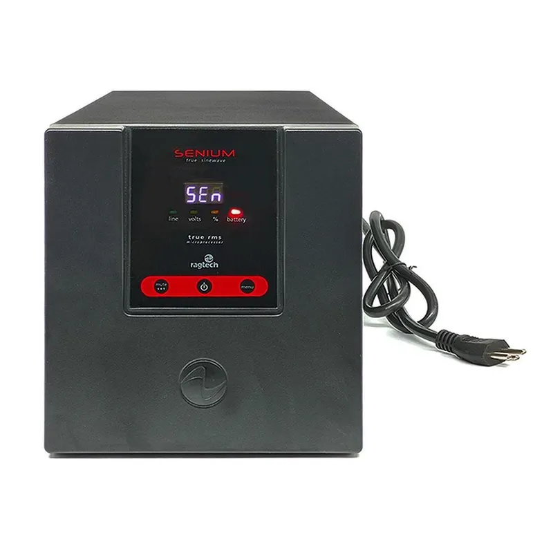Nobreak, Ragtech Senium Senoidal 3200va, Ent. Bivolt/saída Bivolt Selecionável, 8 Tomadas - 20SNM407