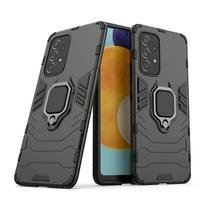 Capa Case Capinha Samsung A53 5g, 4em1 Anti Impacto Queda Militar Protetora Com Anel E Base, Preto
