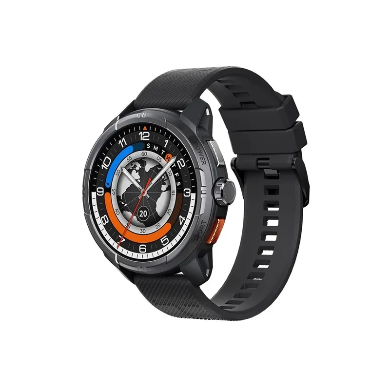 Smartwatch Haylou Solar Ultra, Gps Integrado, Conexão Strava, AmoLED 1.58" Hf009, Bluetooth - Prata