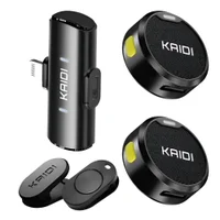 Microfone Lapela Redondo Com Imã Sem Fio Para Iphone 8 Ao 14 - Kmf4-a