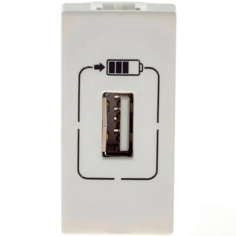 Módulo Tomada Legrand Pial Plus+ Carregador Usb - 1100ma - 615088bc
