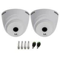 Kit 2 Câmeras Intelbras Vhl 1120 Dome Hdcvi Lite Hd 720p Lente 3.6mm Visão Noturna 20m + Conectores