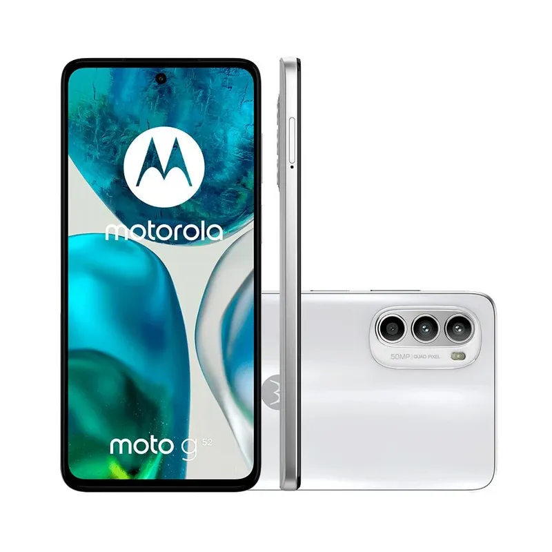 Usado: Motorola Moto G52 128GB - Branco - Voke