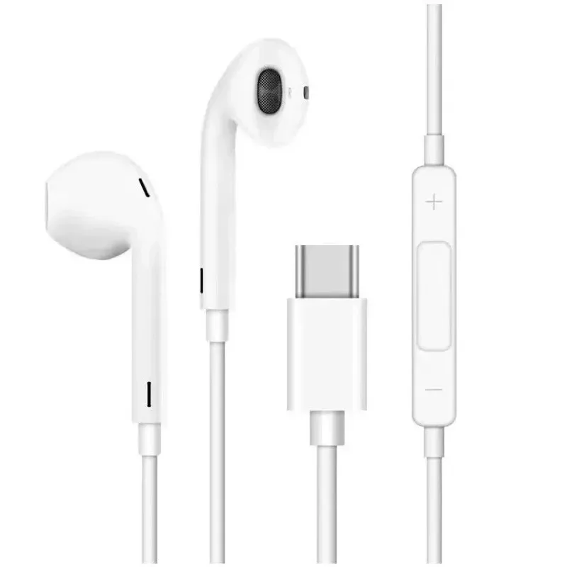 Fone De Ouvido Com Fio Tipo C (usb-c) Compativel Iphone 15 /16 E Android