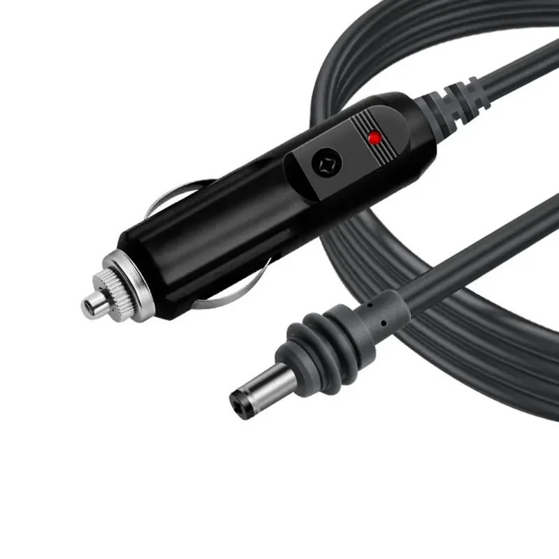 Cabo Carregador Veicular Universal Bivolt 12v/24v Plug P4 Para Gps, Dvd, Câmera De Ré Energia Confiável No Trânsito