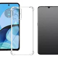 Capa Transparente + Película Fosca Privacidade Para Moto G14