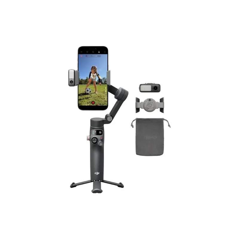 Estabilizador Com Tripé Gimbal Dji Osmo Mobile 8 Rotação 360