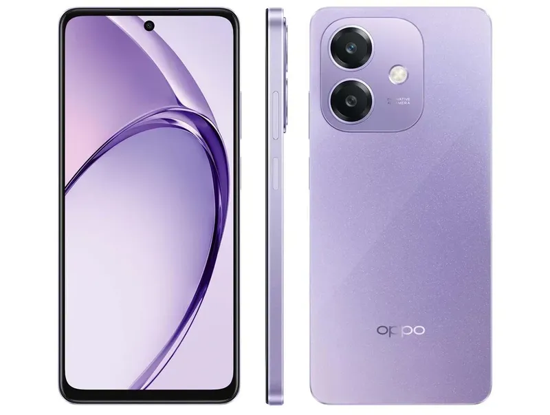 Smartphone OPPO A60 256GB 8GB RAM Lilás 4G 6,67" 50MP + Selfie 5MP