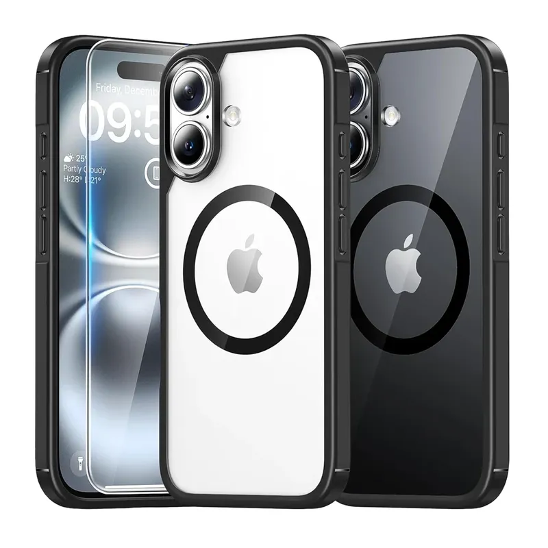 Capa Iphone 16 Plus 6.7 Tauri Magsafe + Película Vidro