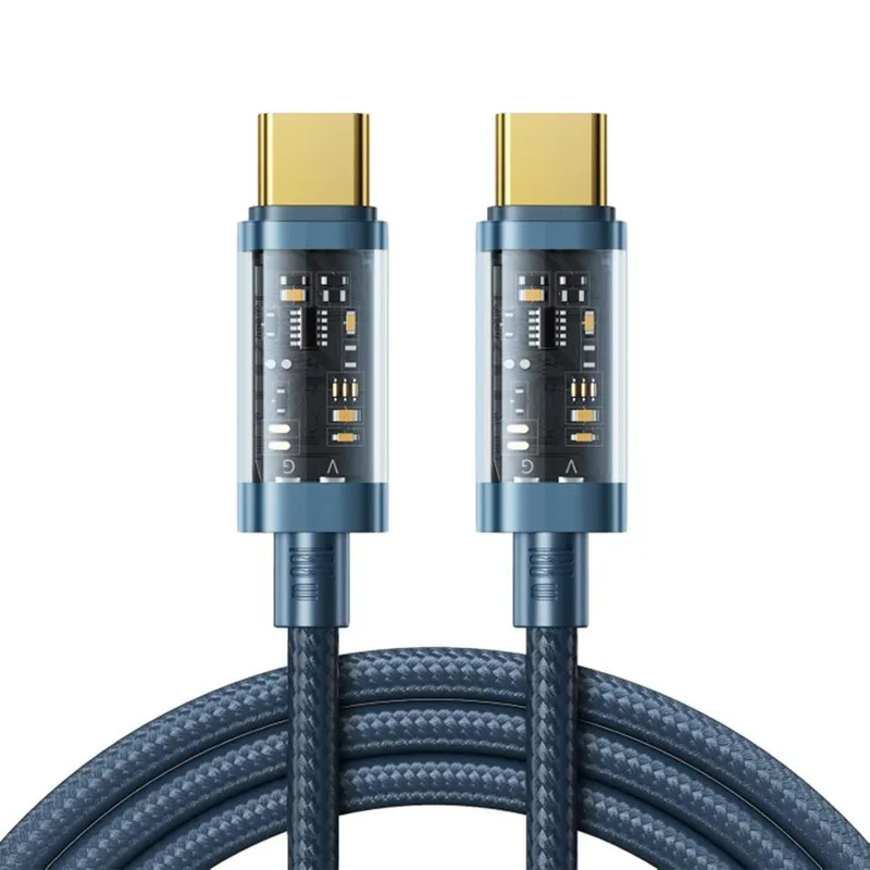Cabo USB C, 100w, Carregamento Ultra Rápido, 1,2m, Azul - Joyroom