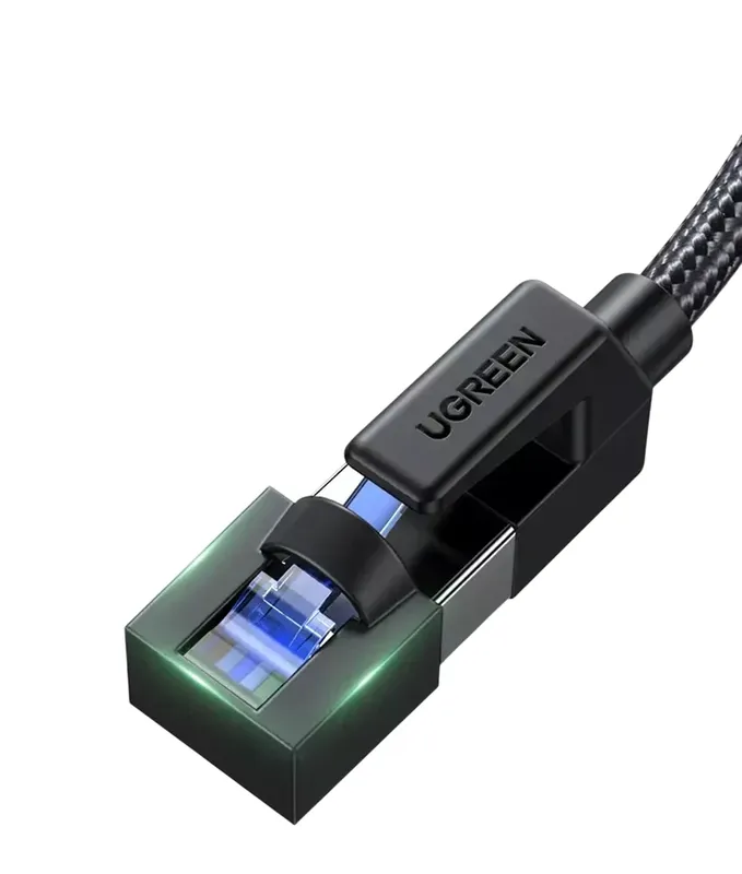 Cabo Ethernet Ugreen Cat 8 De Alta Velocidade 40gbps 2000mhz Cabo Redondo Cat8 20 Metros