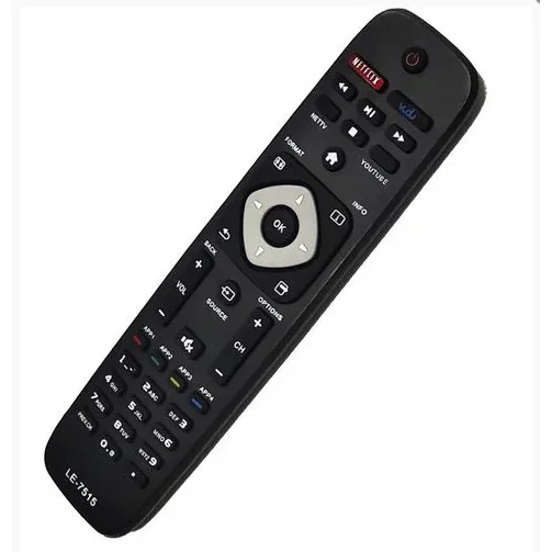 Controle Remoto Tv Philips Smart Tv Netflix Vudu Le-7515