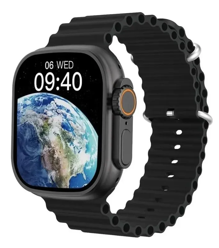 Smartwatch Hw9 Ultra Max Amoled Series 9 Digital 2.2 49mm 8 2 Multiiras - Preto