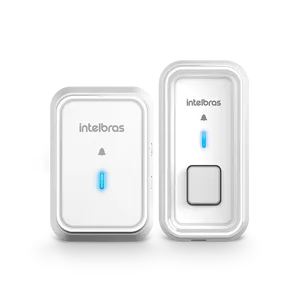 Campainha Sem Fio Intelbras Cib 101, Receptor, 100m, Bivolt, Branca