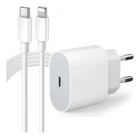 Cabo Usb-c-lightning + Fonte Carregador 20w Turbo Compatível Iphone X Xr Se 11 12 13 14