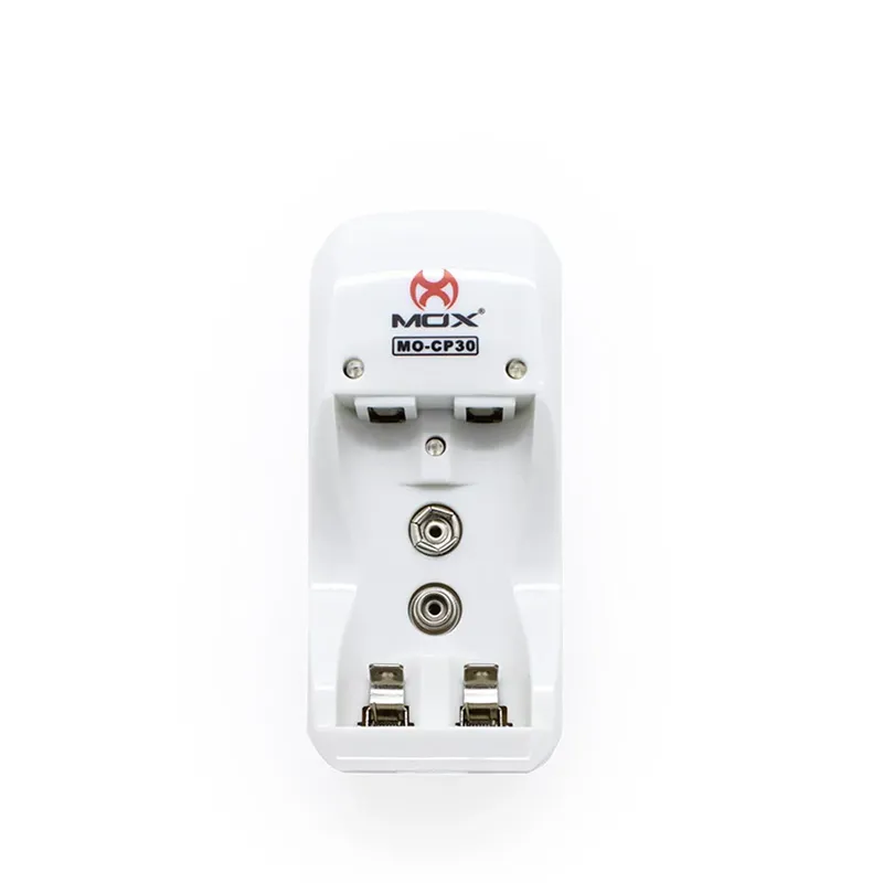 Carregador De Tomada Mox Mo-Cp30, Para Pilhas AA, AAA E Bateria 9V - Bivolt