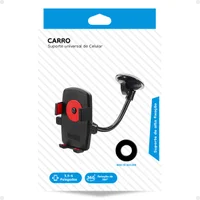 Suporte Veicular Universal Flexível Com Fixação Ventosa