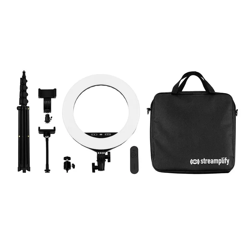 Ring Light Streamplify, 14, 36W, Bivolt, Suporte para Smartphone - 75668