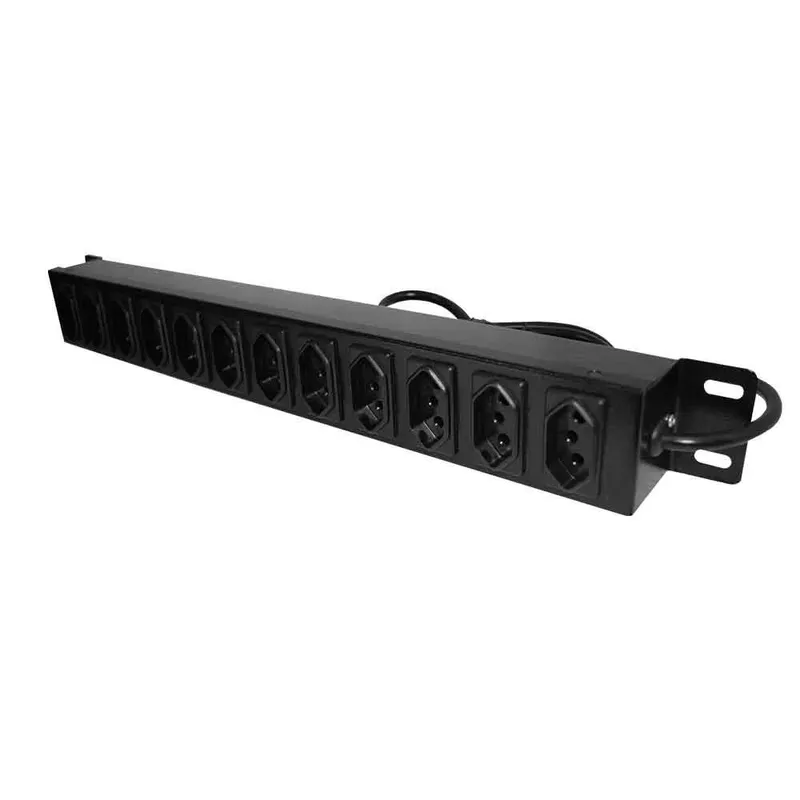 Régua P/ Rack Max Eletron, 12 Tomadas, 20A, Cabo 1.10M - 5306